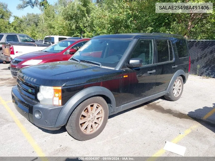 SALAE25498A491406 2008 Land Rover Lr3 V8 Se