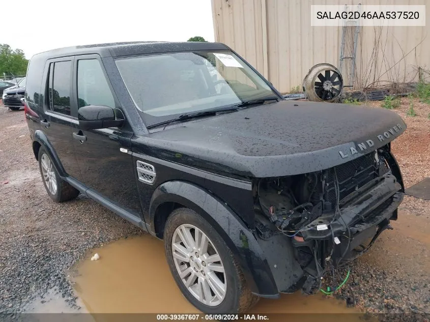 SALAG2D46AA537520 2010 Land Rover Lr4