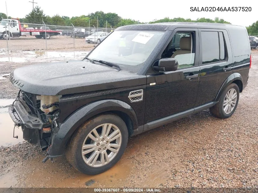 SALAG2D46AA537520 2010 Land Rover Lr4