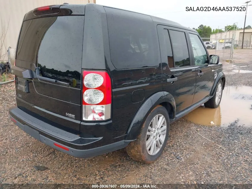 SALAG2D46AA537520 2010 Land Rover Lr4