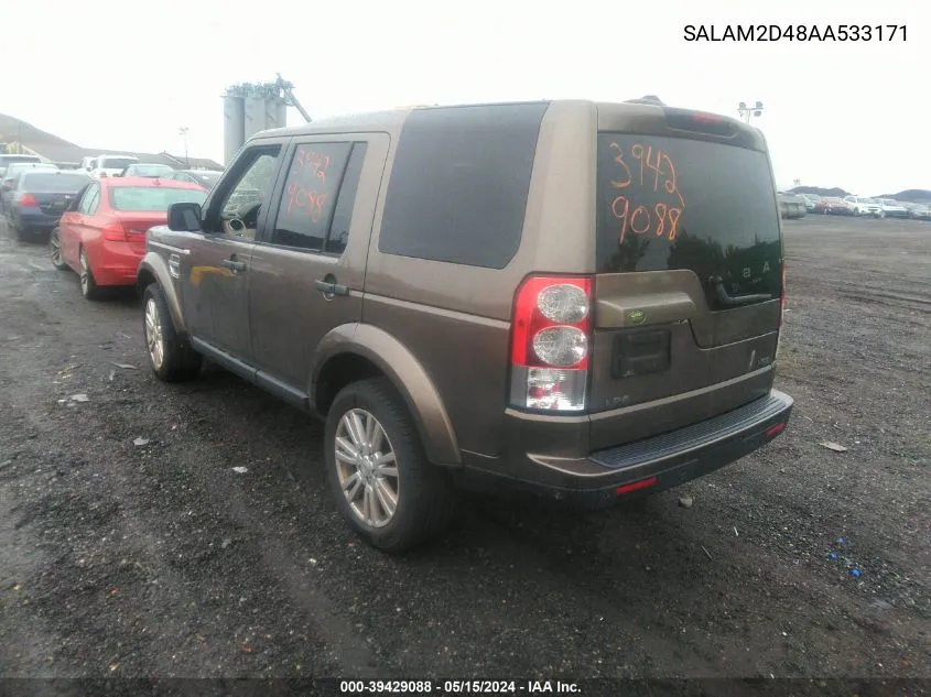 SALAM2D48AA533171 2010 Land Rover Lr4 Hse Plus