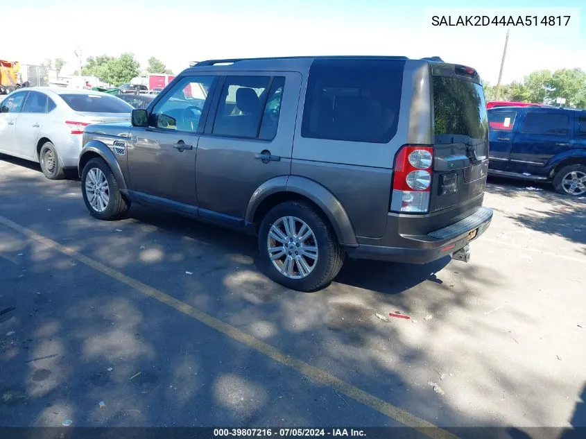 SALAK2D44AA514817 2010 Land Rover Lr4