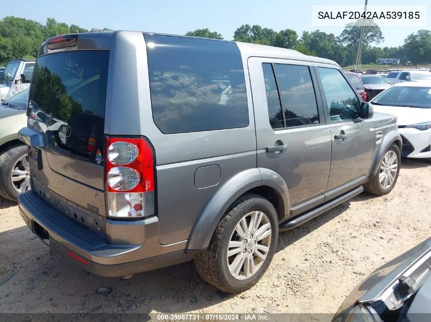 SALAF2D42AA539185 2010 Land Rover Lr4