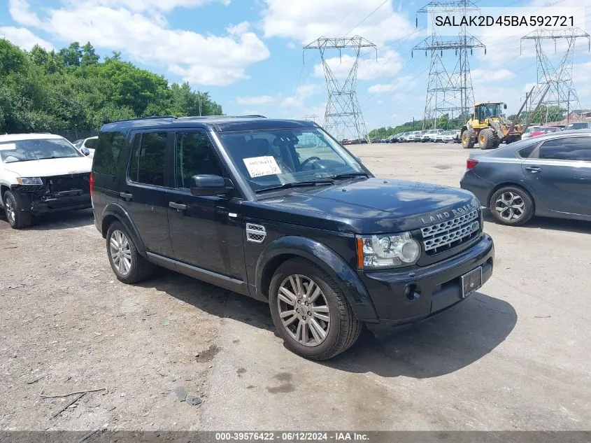 SALAK2D45BA592721 2011 Land Rover Lr4