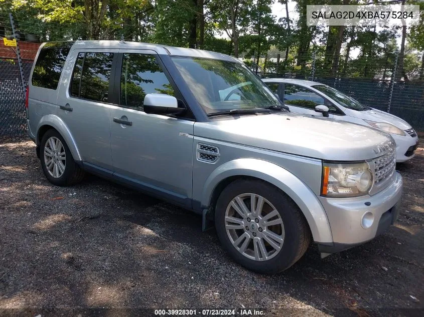 2011 Land Rover Lr4 Hse VIN: SALAG2D4XBA575284 Lot: 39928301