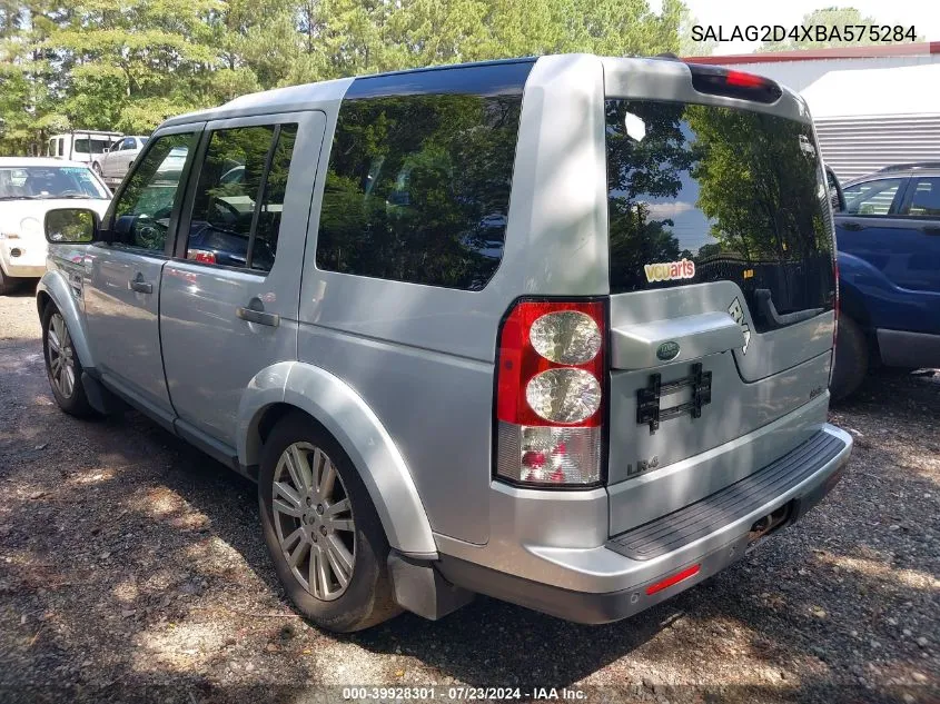 SALAG2D4XBA575284 2011 Land Rover Lr4 Hse