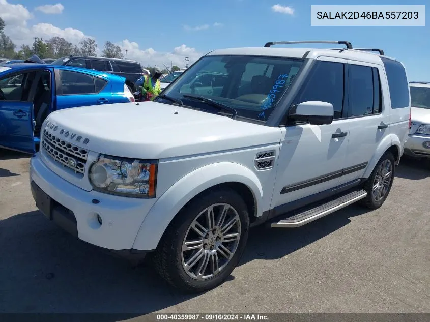 SALAK2D46BA557203 2011 Land Rover Lr4