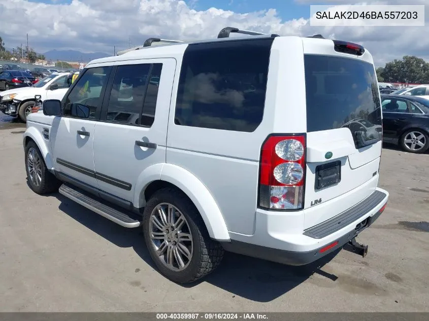 SALAK2D46BA557203 2011 Land Rover Lr4