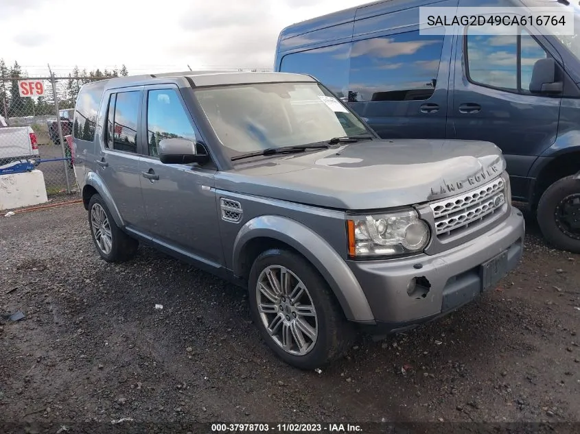 SALAG2D49CA616764 2012 Land Rover Lr4 Hse