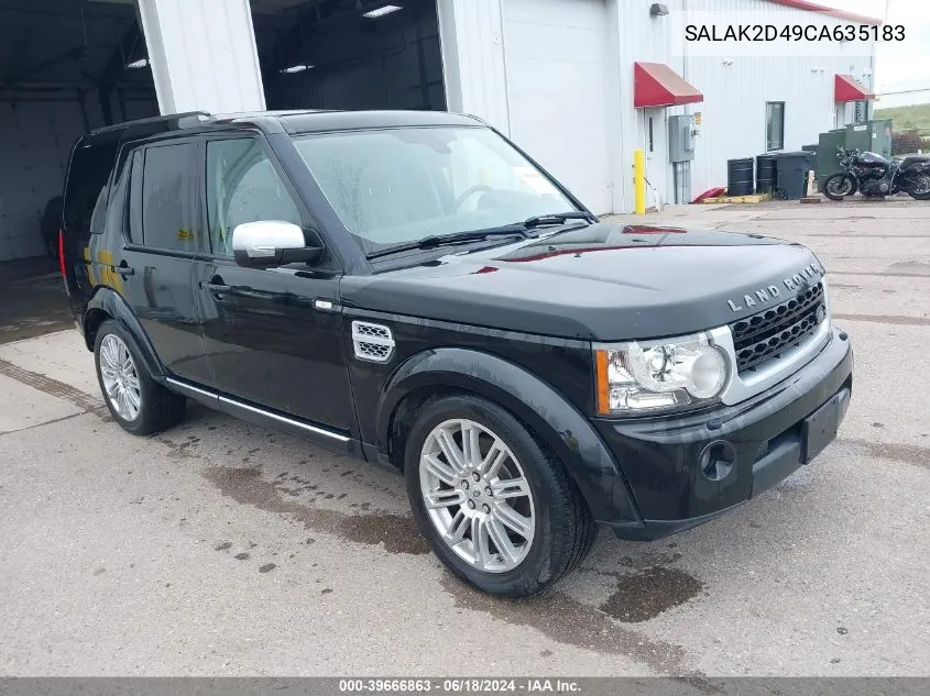 SALAK2D49CA635183 2012 Land Rover Lr4