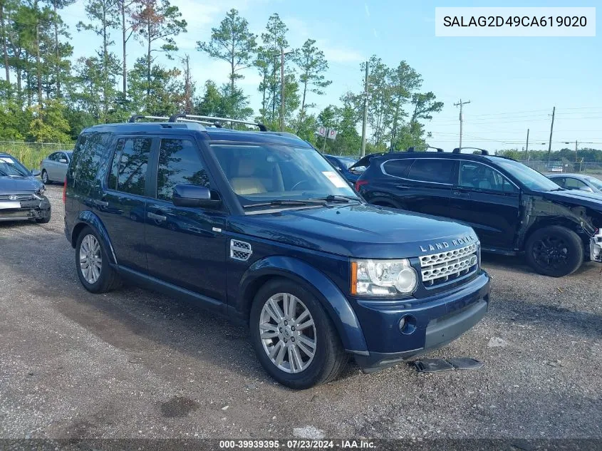 SALAG2D49CA619020 2012 Land Rover Lr4