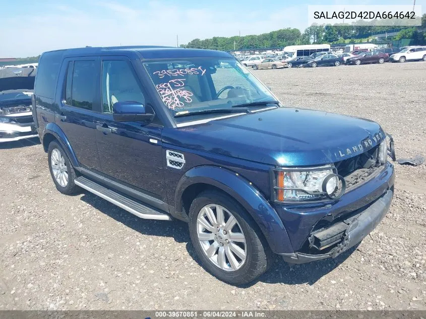 2013 Land Rover Lr4 VIN: SALAG2D42DA664642 Lot: 39570851