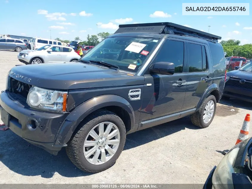 2013 Land Rover Lr4 VIN: SALAG2D42DA655746 Lot: 39583125