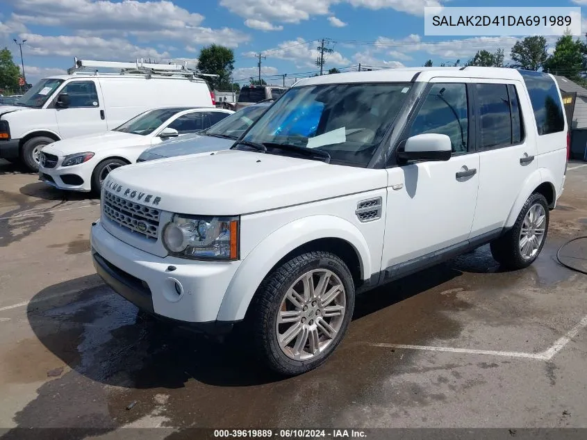 2013 Land Rover Lr4 VIN: SALAK2D41DA691989 Lot: 39619889