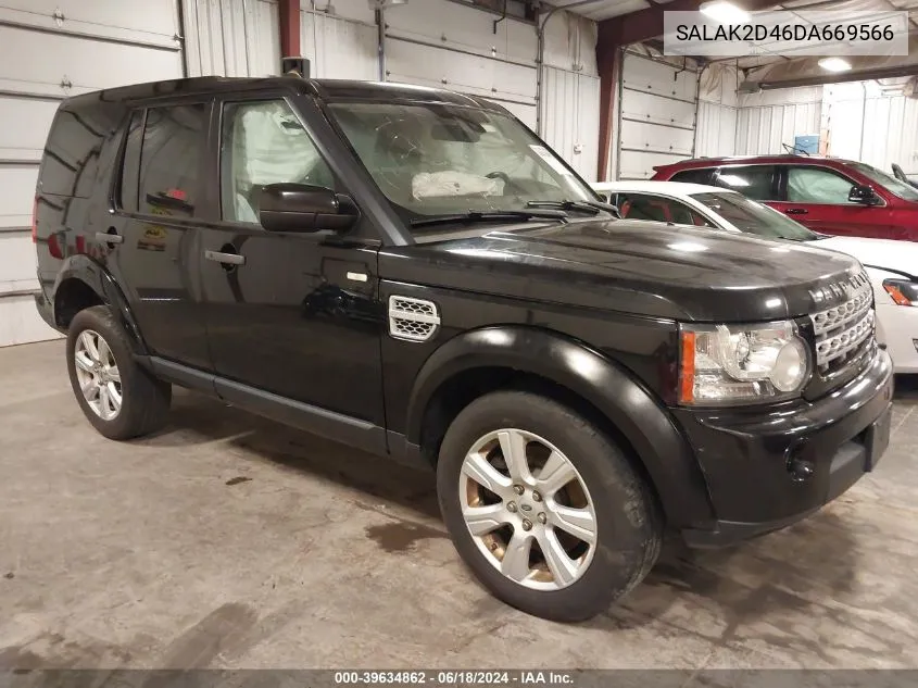 2013 Land Rover Lr4 VIN: SALAK2D46DA669566 Lot: 39634862