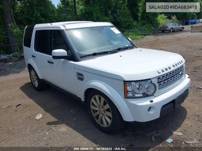 SALAG2D49DA683415 2013 Land Rover Lr4