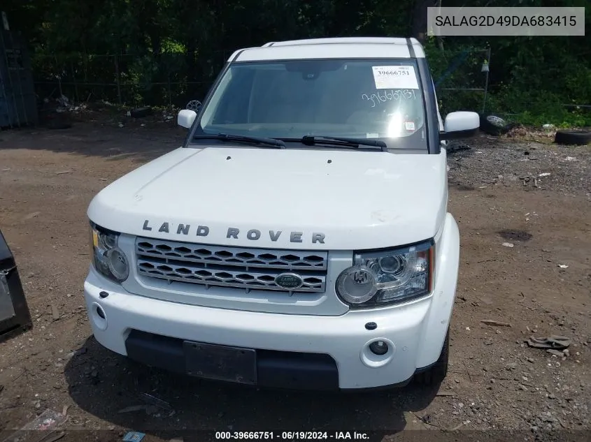 SALAG2D49DA683415 2013 Land Rover Lr4