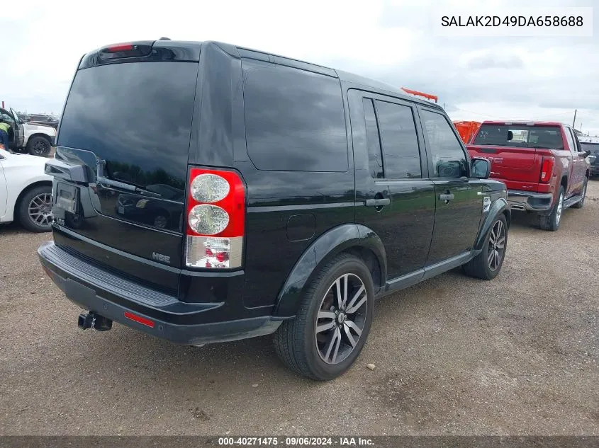 2013 Land Rover Lr4 VIN: SALAK2D49DA658688 Lot: 40271475