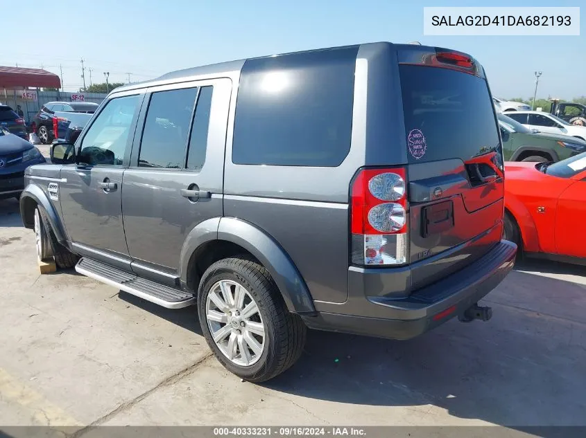 2013 Land Rover Lr4 VIN: SALAG2D41DA682193 Lot: 40333231