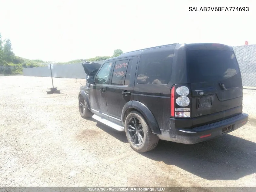 SALAB2V68FA774693 2015 Land Rover Lr4