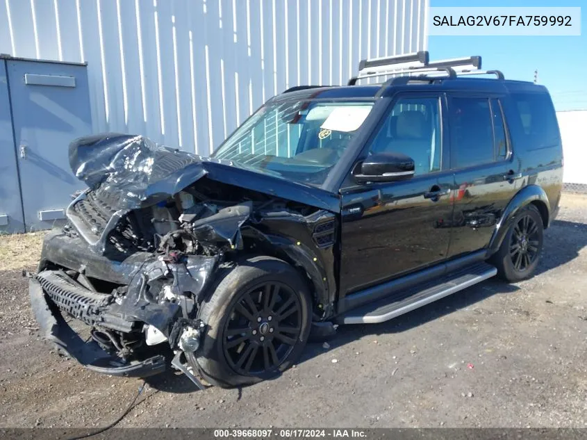 SALAG2V67FA759992 2015 Land Rover Lr4