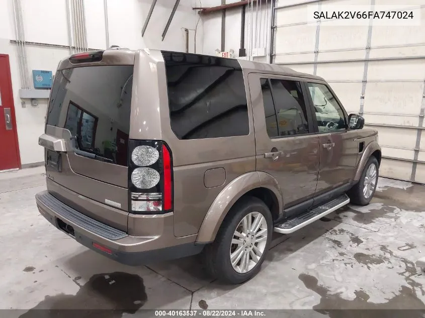 SALAK2V66FA747024 2015 Land Rover Lr4