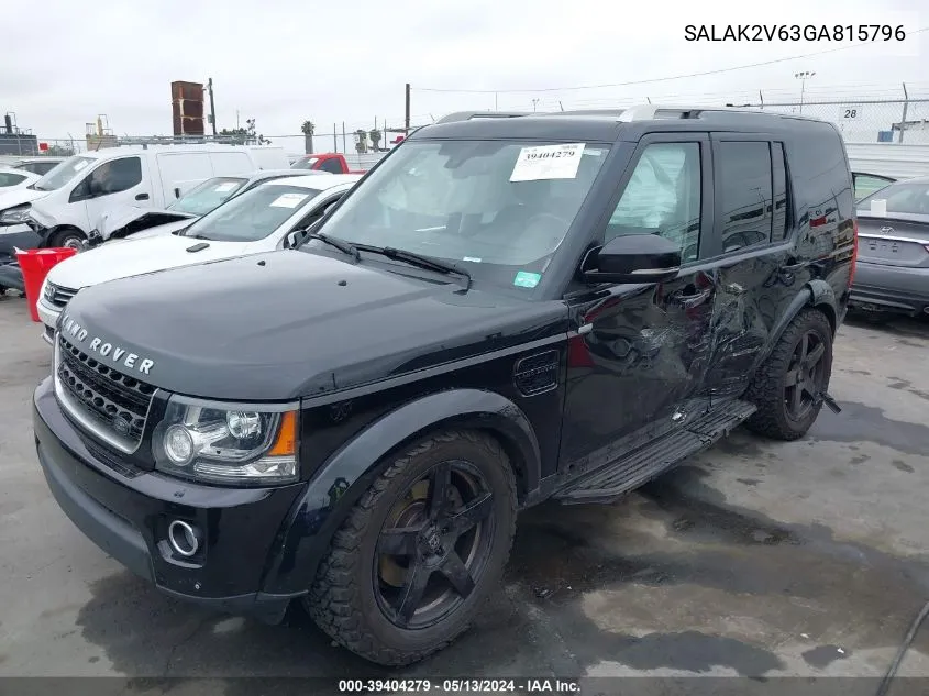 SALAK2V63GA815796 2016 Land Rover Lr4