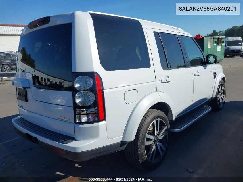 SALAK2V65GA840201 2016 Land Rover Lr4