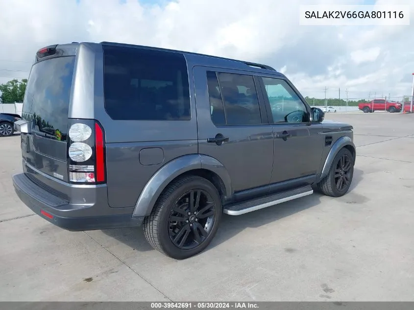 SALAK2V66GA801116 2016 Land Rover Lr4