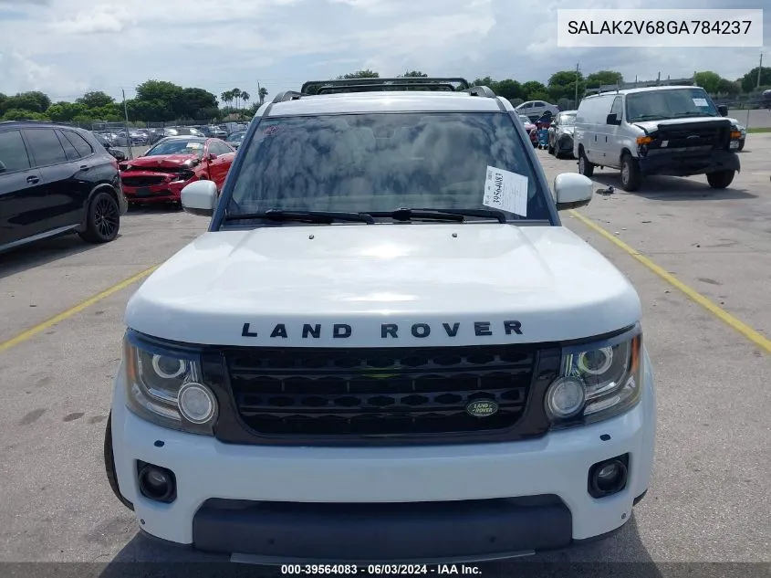 SALAK2V68GA784237 2016 Land Rover Lr4