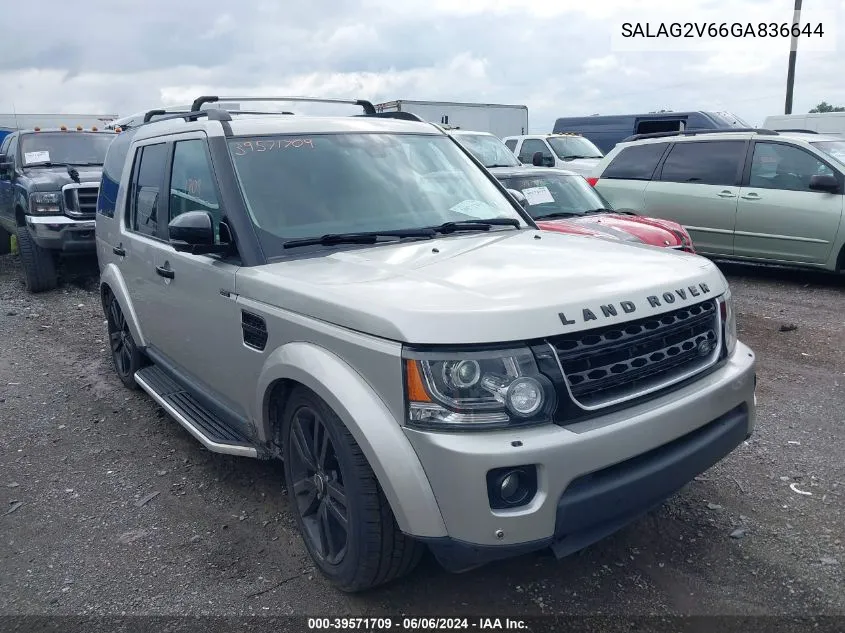 SALAG2V66GA836644 2016 Land Rover Lr4