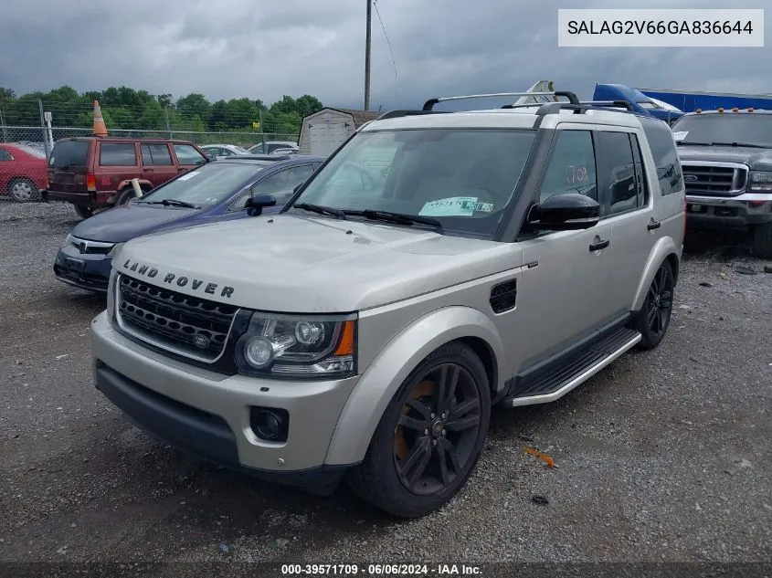 SALAG2V66GA836644 2016 Land Rover Lr4