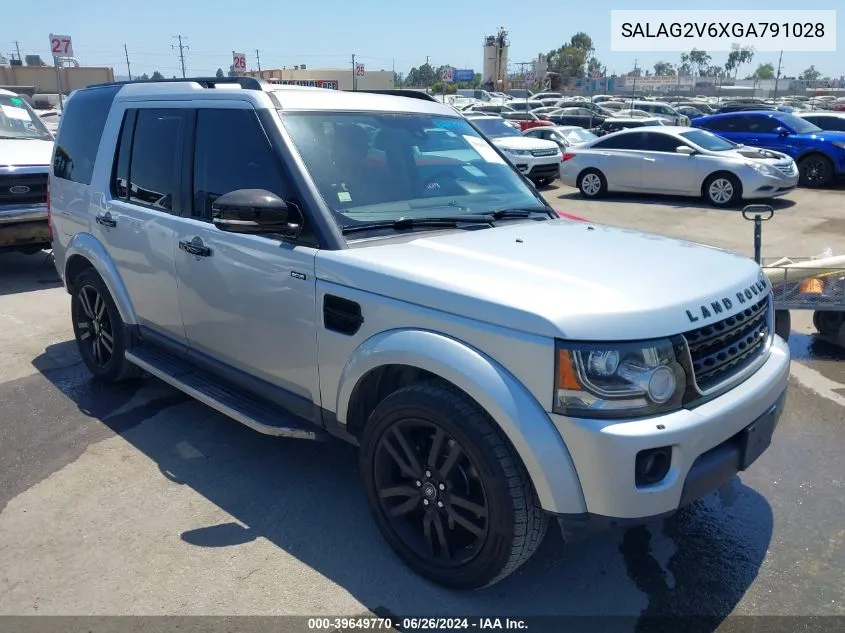 SALAG2V6XGA791028 2016 Land Rover Lr4