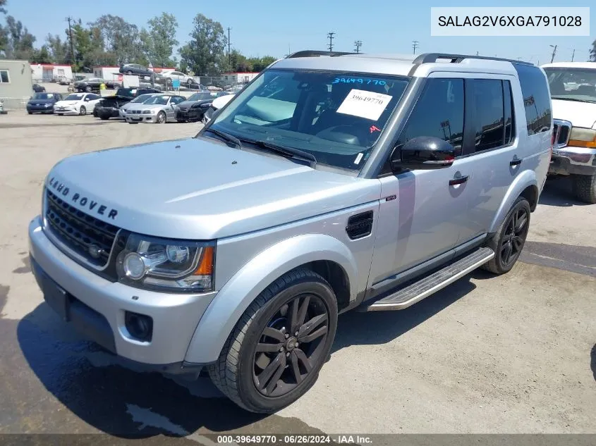 2016 Land Rover Lr4 VIN: SALAG2V6XGA791028 Lot: 39649770