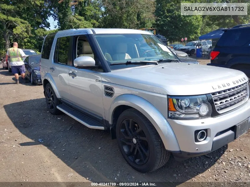 2016 Land Rover Lr4 VIN: SALAG2V6XGA811732 Lot: 40241789