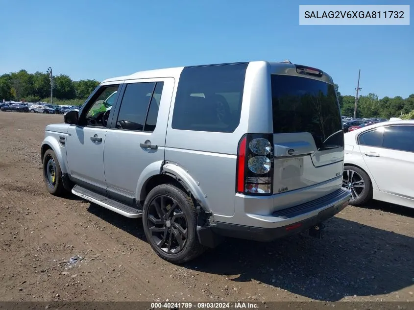 2016 Land Rover Lr4 VIN: SALAG2V6XGA811732 Lot: 40241789