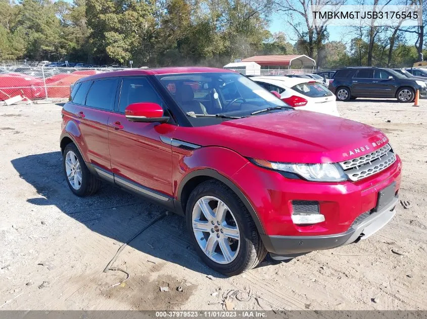 2012 Land Rover Range Rover Evoque Pure Premium VIN: TMBKM6TJ5B3176545 Lot: 37979523