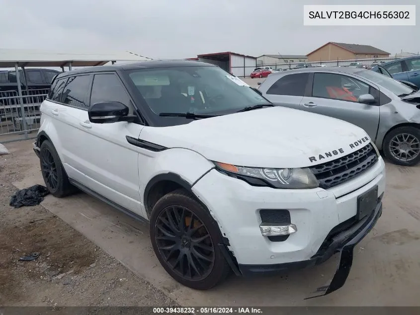 SALVT2BG4CH656302 2012 Land Rover Range Rover Evoque Pure Plus