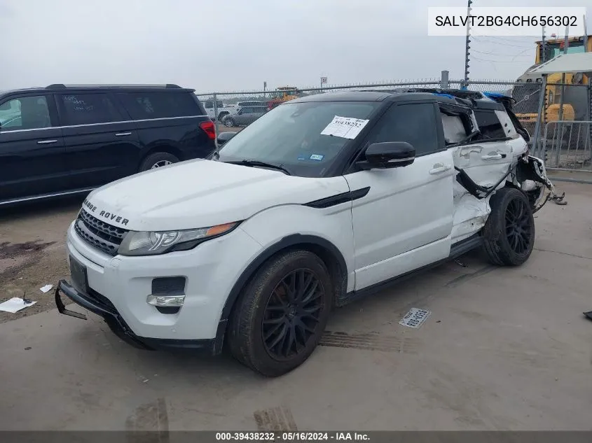 2012 Land Rover Range Rover Evoque Pure Plus VIN: SALVT2BG4CH656302 Lot: 39438232