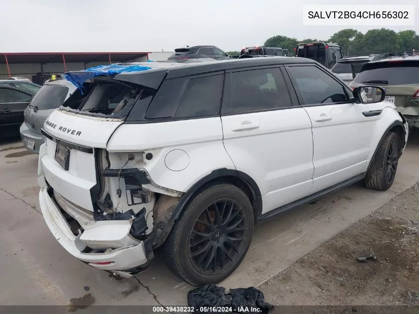 SALVT2BG4CH656302 2012 Land Rover Range Rover Evoque Pure Plus