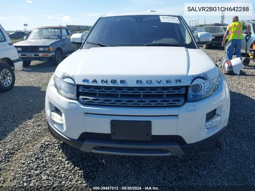 2012 Land Rover Range Rover Evoque Pure Plus VIN: SALVR2BG1CH642288 Lot: 39487012