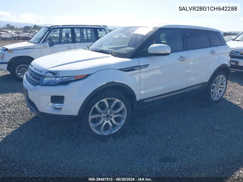 2012 Land Rover Range Rover Evoque Pure Plus VIN: SALVR2BG1CH642288 Lot: 39487012