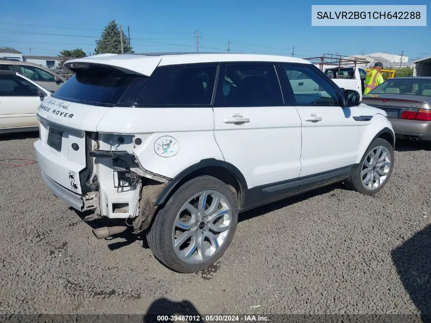 2012 Land Rover Range Rover Evoque Pure Plus VIN: SALVR2BG1CH642288 Lot: 39487012