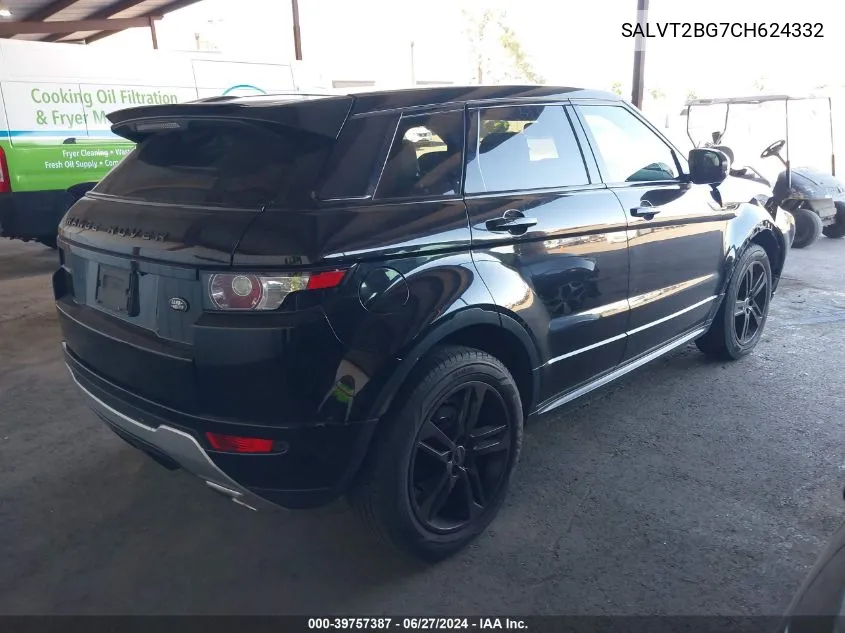 2012 Land Rover Range Rover Evoque Dynamic Premium VIN: SALVT2BG7CH624332 Lot: 39757387