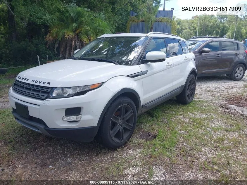 2012 Land Rover Range Rover Evoque VIN: SALVR2BG3CH617909 Lot: 39895115