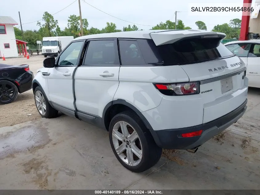 2012 Land Rover Range Rover Evoque Pure Plus VIN: SALVR2BG9CH654866 Lot: 40140189