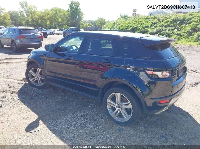 SALVT2BG9CH607418 2012 Land Rover Range Rover Evoque Pure Plus