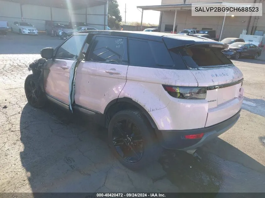 2012 Land Rover Range Rover Evoque Pure Plus VIN: SALVP2BG9CH688523 Lot: 40420472