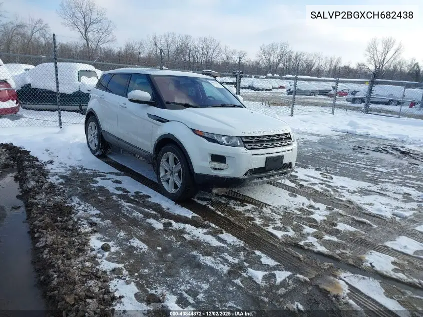SALVP2BGXCH682438 2012 Land Rover Range Rover Evoque Pure Plus