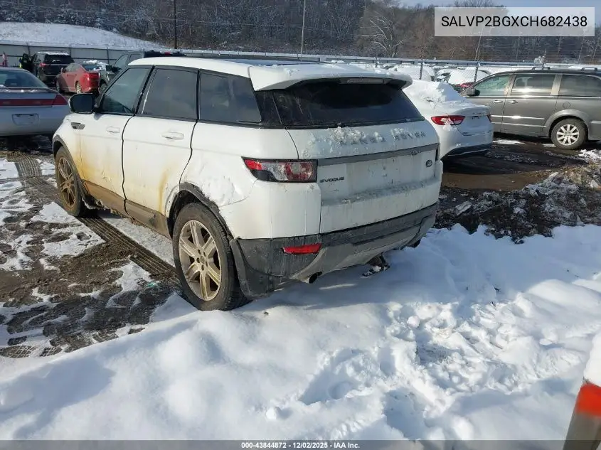 SALVP2BGXCH682438 2012 Land Rover Range Rover Evoque Pure Plus